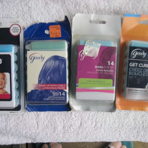 Goody Foam Rollers Volume Body Curls Hair Curlers Soft Bouncy Small Medium Large - Picture 2 of 16